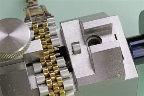 rolex bracelet disassembly|rolex bracelet link removal.